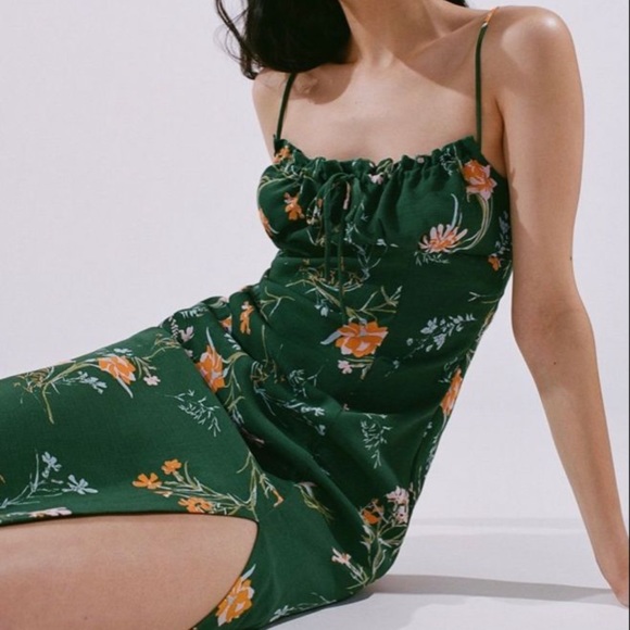 UO April Tie-Back Midi Slip Dress - Picture 3 of 8